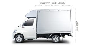 Daihatsu Aluminium Hawker Van Dimension 1