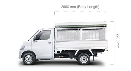 Daihatsu Utility Pickup Dimension 1