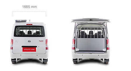 Daihatsu Semi Panel Utility Van Dimension 2