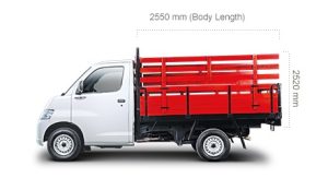 Daihatsu Standard Wooden Body Dimension 1